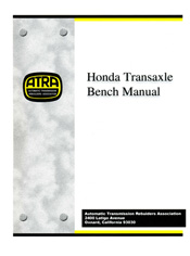 Honda Transaxle ATRA Bench Manual - Softcover