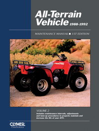 1988 - 1992 ATV Clymer Professional ATV Maintenance Repair Manual - Volume 2