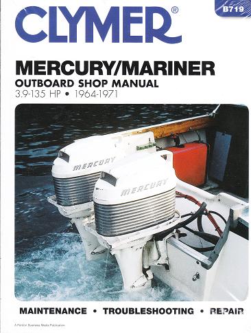 1964 - 1971 Mercury 3.9-135 hp Outboard Clymer Repair Manual