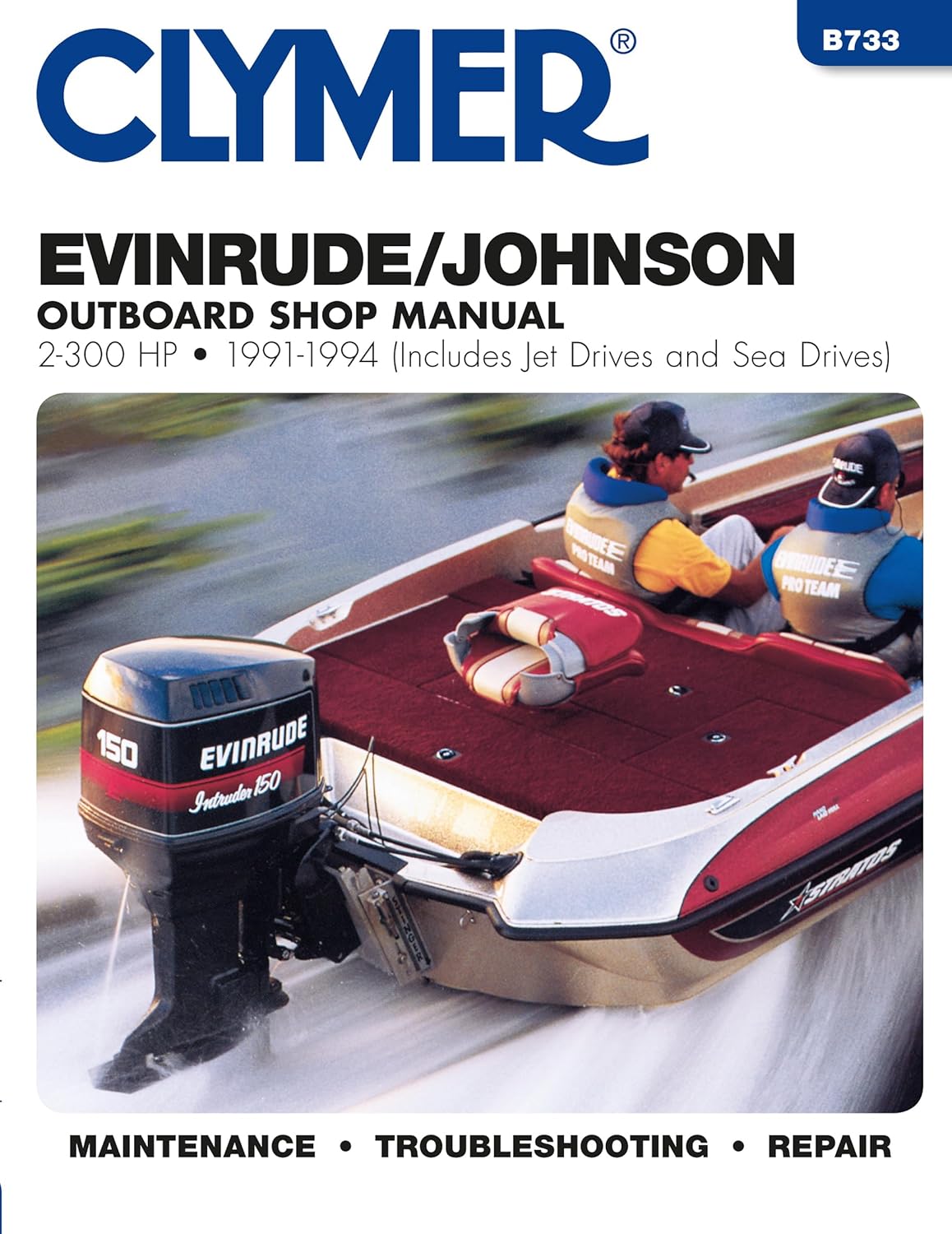 1991 - 1994 Johnson/Evinrude 2-300hp Outboard/Jet/Sea Drive Clymer Repair Manual