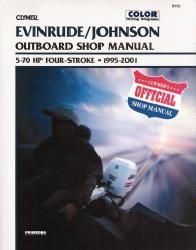 1995 - 2001 Evinrude / Johnson 5-70 HP Four-Stroke Clymer Outboard Repair Manual