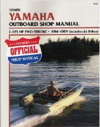 1984 - 1989 Yamaha 2-225 HP 2-stroke Outboard & Jet Drive Clymer Repair Manual