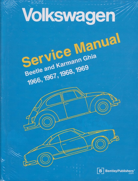 1966 - 1969 Volkswagen Beetle and Karmann Ghia (Type 1) Factory Service Manual 