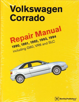 1990-1994 Volkswagen Corrado Bentley Factory Service Manual