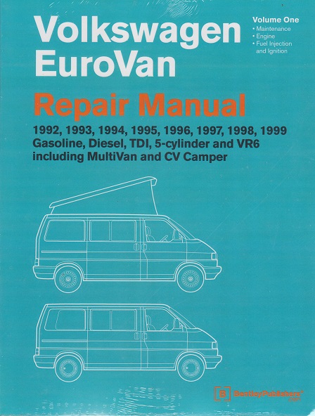 1992 - 1999 Volkswagen EuroVan Factory Service Manual - 3 Vol. Set