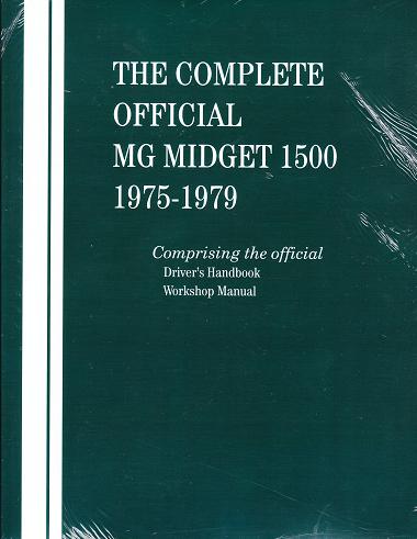 1975 - 1979 MG Midget 1500 Workshop Manual & Driver's Handbook