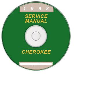 1998 Jeep Cherokee Factory Service Manual on CD-ROM