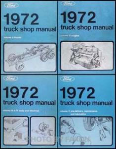 1972 Ford Truck: Bronco, F-Series & Econoline & Medium Duty Shop Manual Volumes A, B, C, D & E
