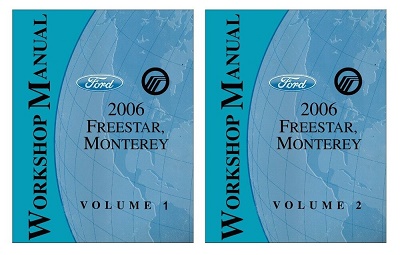 2006 Ford Freestar & Mercury Monterey Factory Service Manual Reproduction