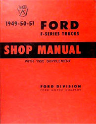 1949 - 1952 Ford F-Series Trucks Factory Shop Manual CD-ROM