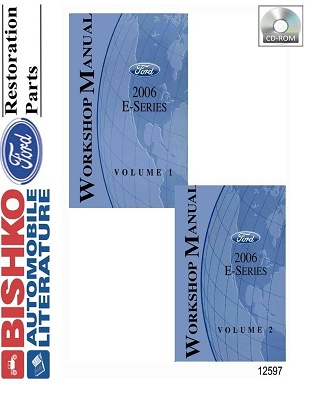 2006 Ford E Series Factory Service Manual Reproduction - CD-ROM