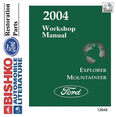2004 Ford Explorer & Mercury Mountaineer Factory Service Manual Reproduction - CD-ROM