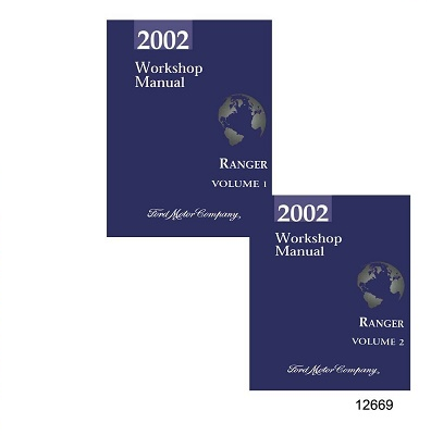 2002 Ford Ranger Factory Service Manual Reproduction - CD-ROM