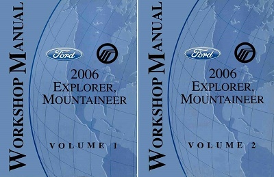 2006 Ford Explorer & Mercury Mountaineer Factory Service Manual Reproduction