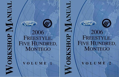 2006 Ford Freestyle & Five Hundred, Mercury Montego Factory Service Manual Reproduction