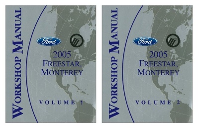 2005 Ford Freestar & Mercury Monterey Factory Service Manual Reproduction