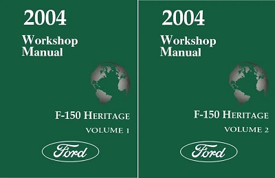 2004 Ford F-150 Heritage Factory Service Manual 2 Volume Set Reproduction