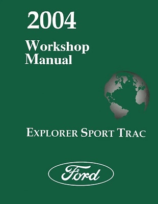 2004 Ford Explorer Sport Trac Factory Service Manual Reproduction