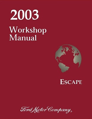 2003 Ford Escape Factory Service Manual Reproduction