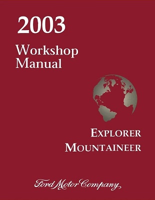 2003 Ford Explorer & Mercury Mountaineer Factory Service Manual Reproduction