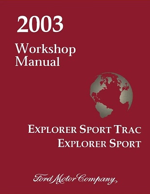 2003 Ford Explorer Sport & Sport Trac Factory Service Manual Reproduction