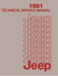 1981 Jeep (All Models) Factory Service Manual on CD-ROM