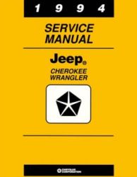 1994 Jeep Cherokee and Wrangler Factory Service Manual on CD-ROM
