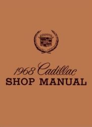 1968 Cadillac Factory Service Manual and Fisher Body Manual on CD-ROM
