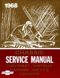 1968 Chevrolet Car Factory Service Manual and Fisher Body Manual on CD-ROM