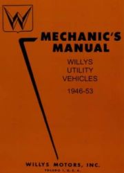 1946 - 1953 Jeep Willys Utility Vehicles Factory Service Manual on CD-ROM