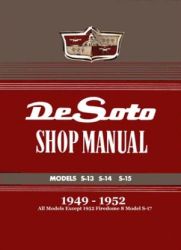 1949 - 1952 DeSoto Factory Service Manual on CD-ROM