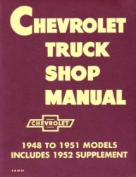 1948 - 1953 Chevrolet Truck (All Models) Factory Service Manual on CD-ROM