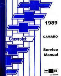 1989 Chevrolet Camaro Factory Service Manual on CD-ROM