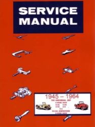 1945 - 1964 Jeep CJ and Dispatcher Factory Service Manual on CD-ROM