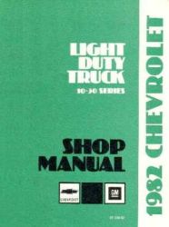 1982 Chevrolet Truck Light Duty Factory Service Manual on CD-ROM