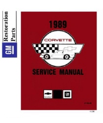 1989 Chevrolet Corvette Factory Body, Chassis & Electrical Service Manual on CD-ROM