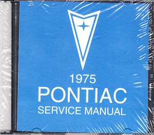 1975 - 1976 Pontiac Factory Service Manual on CD-ROM