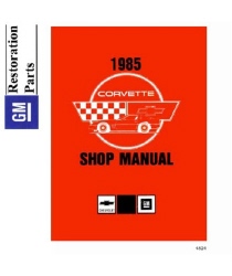 1985 Chevrolet Corvette Factory Body, Chassis & Electrical Service Manual on CD-ROM
