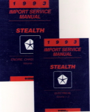 1993 Dodge Stealth Factory Service Manual on CD-ROM