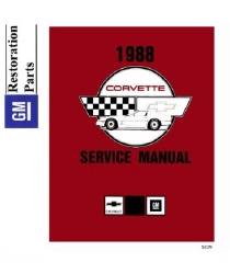 1988 Chevrolet Corvette Factory Body, Chassis & Electrical Service Manual on CD-ROM