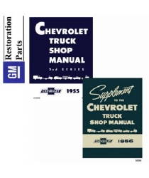1955-1956 Chevrolet Truck Full Line Factory Body, Chassis & Electrical Service Manual on CD-ROM