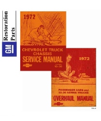 1972 Chevrolet and GMC C/K 10-30 Light Duty Truck Factory Body, Chassis and Electrical Service Manual on CD-ROM