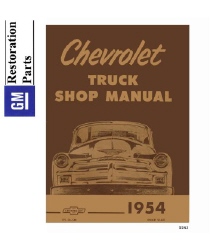 1954 Chevrolet Truck Full Line Factory Body, Chassis & Electrical Service Manual on CD-ROM
