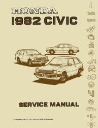 1982 Honda Civic Factory Service Manual on CD-ROM