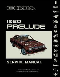 1980 Honda Prelude Factory Service Manual on CD-ROM