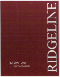 2009 - 2010 Honda Ridgeline Factory Service Manual on CD-ROM