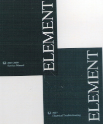2007 - 2009 Honda Element Factory Service Manual on CD-ROM