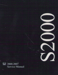 2000 - 2007 Honda S2000 Factory Service Manual on CD-ROM