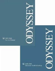 2007 - 2009 Honda Odyssey Factory Service Manual on CD-ROM