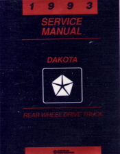 1993 Dodge Dakota Factory Service Manual on CD-ROM
